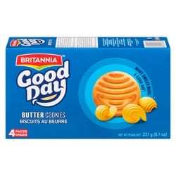 Britannia Good Day Butter Biscuits 231 g, $1.08/100g
