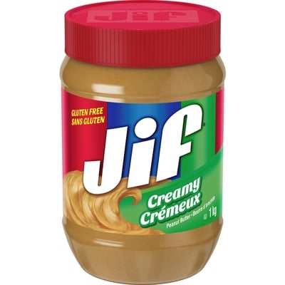 Jif Beurre d'arachide crémeux 1 kg, 0,90 $/100g