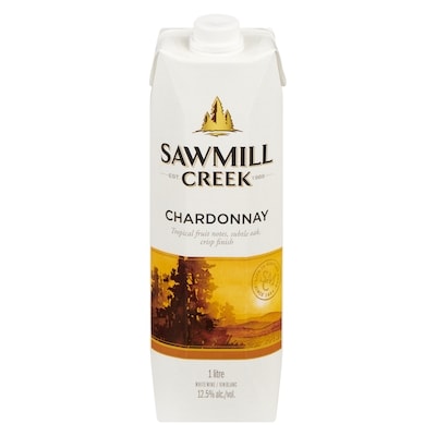 Sawmill Creek White Wine Chardonnay (ID required at pick-up) 1000 ml, $1.55/100ml