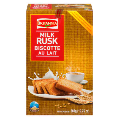 Britannia Milk Rusk 560 g, $1.07/100g