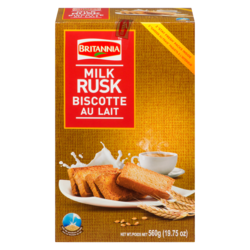 Britannia Biscotte au lait 560 g, 1,07 $/100g