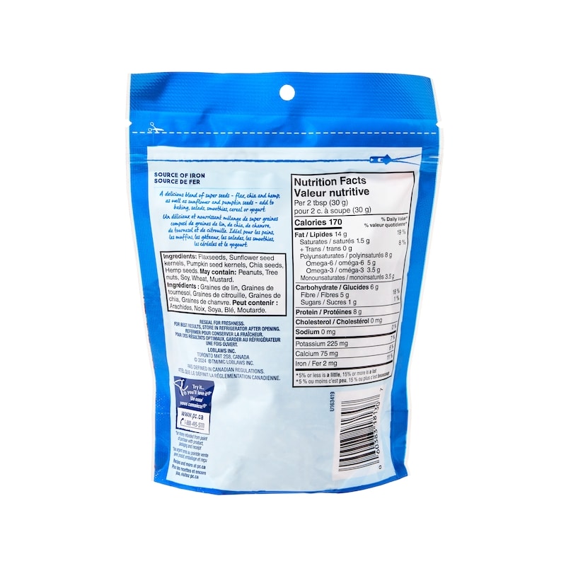 Sunflower, Pumpkin, and Super Seeds Blend