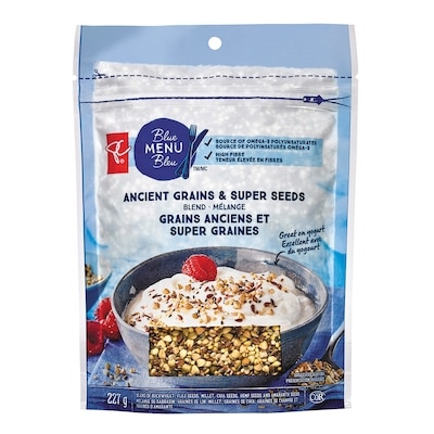 PC Menu Bleu Mélange de grains anciens et de super graines 227 g, 1,54 $/100g