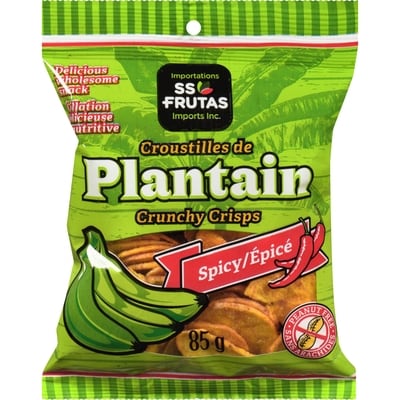 SS Frutas Spicy Plantain Crunchy Crisps 85 g, $2.34/100g