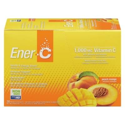 Ener C Effervescent Vitamin C, Peach Mango 289 g, $5.88/100g
