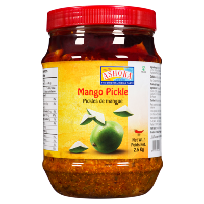 Ashoka Pickles de Mangue 2.5 kg 2.5 kg, 0,64 $/100g