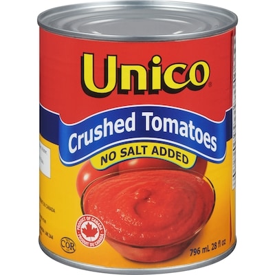Unico Crushed Tomatoes. No Salt Added 796 ml, $0.28/100ml