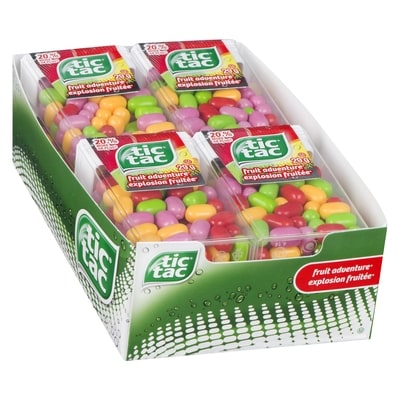 Mints, Fruit Adventure, 60 Pills per Pack, 12 Packs per Case