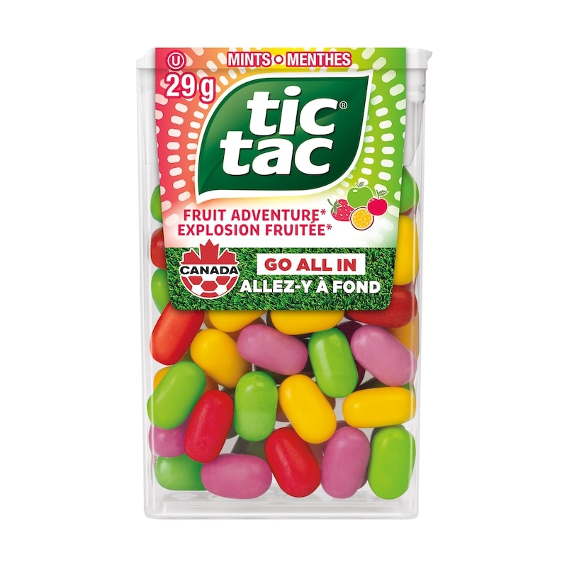 Tic Tac Mints, Fruit Adventure, Mint Candy, 60 Pills - 29 g | Zehrs