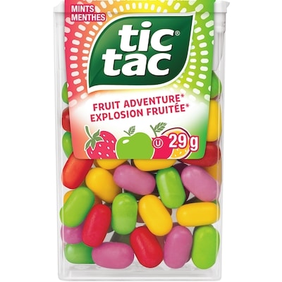Tic Tac Mints, Fruit Adventure, Mint Candy, 60 Pills  29 g, $9.62/100g