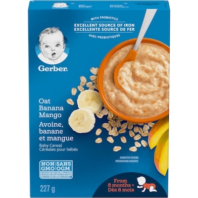 Nestlé Céréales Pour Bébésétape 3 Avoine Avec Banane Et Mangue 227 g, 1,98 $/100g