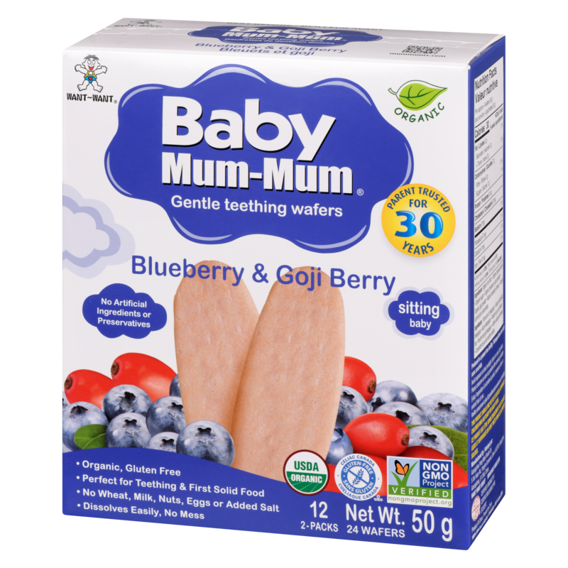 Rice Rusks, Blueberry & Goji