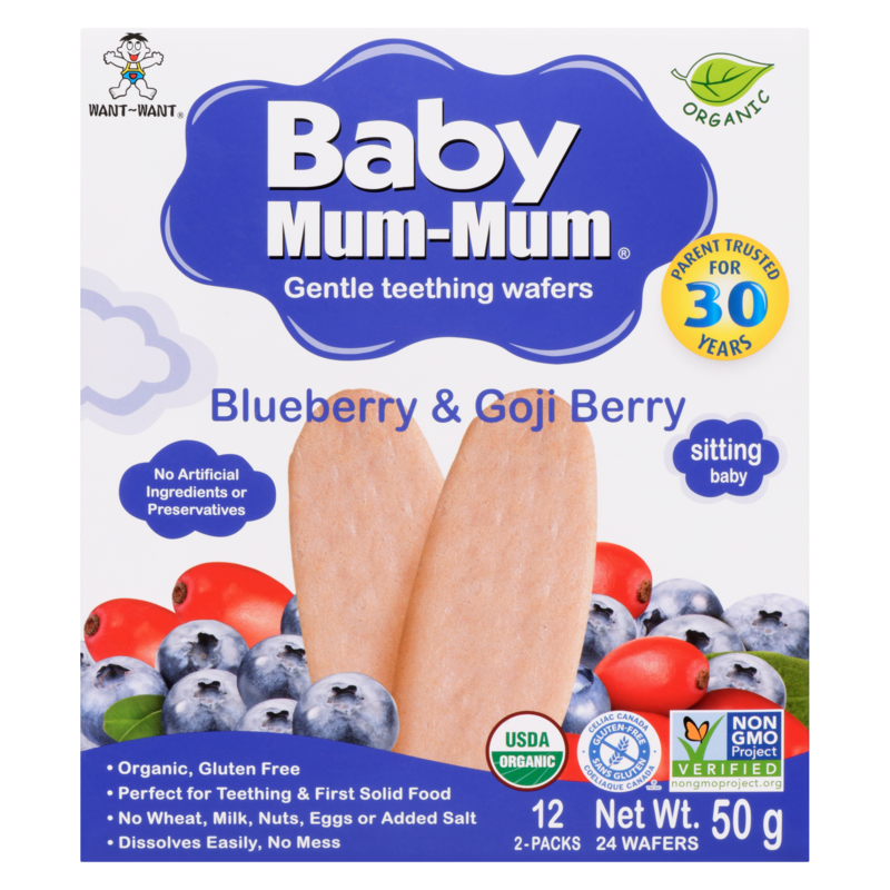 Rice Rusks, Blueberry & Goji