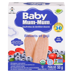 Hot Kid Biscottes pour bébé au riz, bleuets et baies de Goji 50 g, 6,98 $/100g
