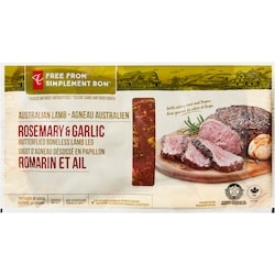 President's Choice Free From Rosemary and Garlic Australian Lamb $31.94/1kg $14.49/1lb