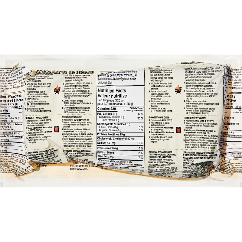 Free From Rosemary and Garlic Australian Lamb