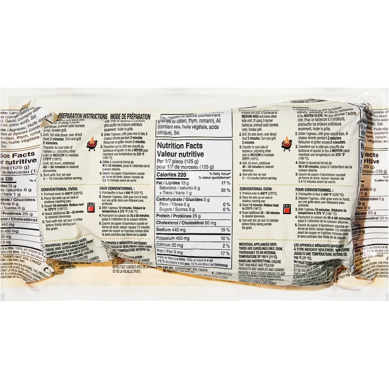 Free From Rosemary and Garlic Australian Lamb