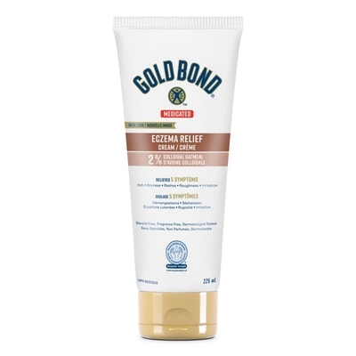 Gold Bond Medicated Eczema Relief Body Cream, 2% Colloidal Oatmeal 225 ml, $7.55/100ml