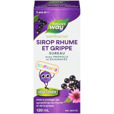 Nature’s Way Sirop de sureau, enfants 120 ml, 14,16 $/100ml