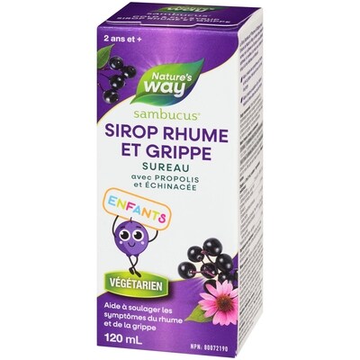Sirop de sureau, enfants