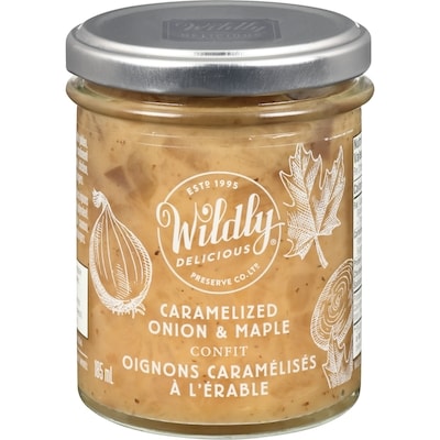 Wildly Delicious Preserve Co Ltd Caramelized Onion & Maple Confit 185 ml, $4.32/100ml