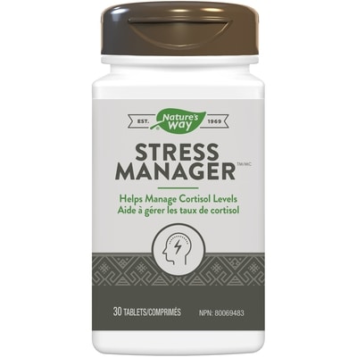 Nature’s Way Stress Manager, en capsules 30 ea, 1,20 $/1ch