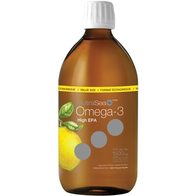 Nature’s Way NutraSea Hp, saveur de citron 500 ml, 18,19 $/100ml