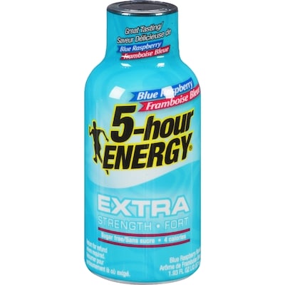 5-hour ENERGY 5-hour Energy Extra Fort Arôme de Framboise Bleue 57 ml, 10,16 $/100ml