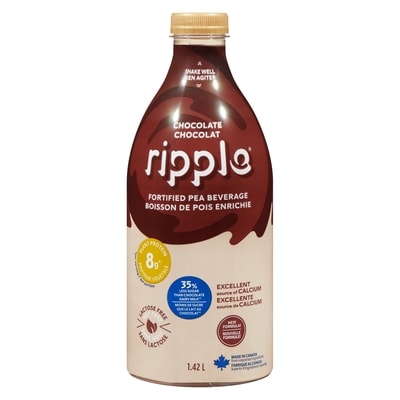 Ripple Dairy Free Beverage, Chocolate 1.42 l, $0.53/100ml