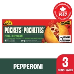 McCain Pizza Pochettesᴹᴰ au pepperoni, paquet de 3 300 g, 1,76 $/100g