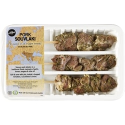 Fortinos Pork Souvlaki 255 g, $2.35/100g