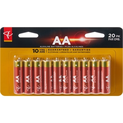 President's Choice Alkaline AA20 1 ea, $0.70/1ea