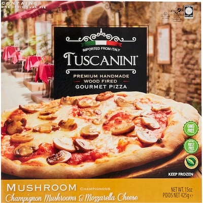 Tuscanini Kosher Premium Pizza, Mushroom     400 g, $3.00/100g