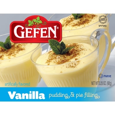 Gefen Pouding, vanille 85 g, 3,52 $/100g