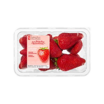 President's Choice Greenhouse Grown Ontario Strawberries 340 g, $2.21/100g