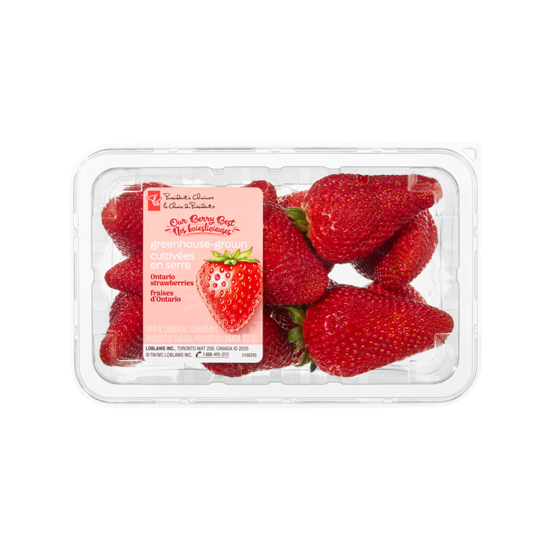 Greenhouse Grown Ontario Strawberries