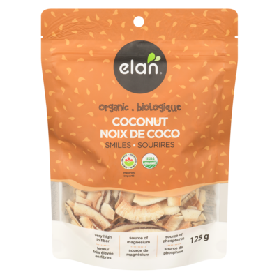 null Organic Coconut Smiles 125 g, $3.03/100g