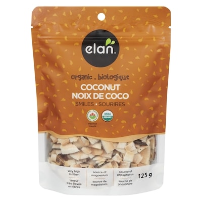 null Organic Coconut Smiles 125 g, $2.03/100g