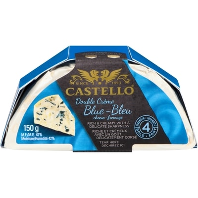 Castello Fromage Double Créme Bleu 150 g, 5,99 $/100g