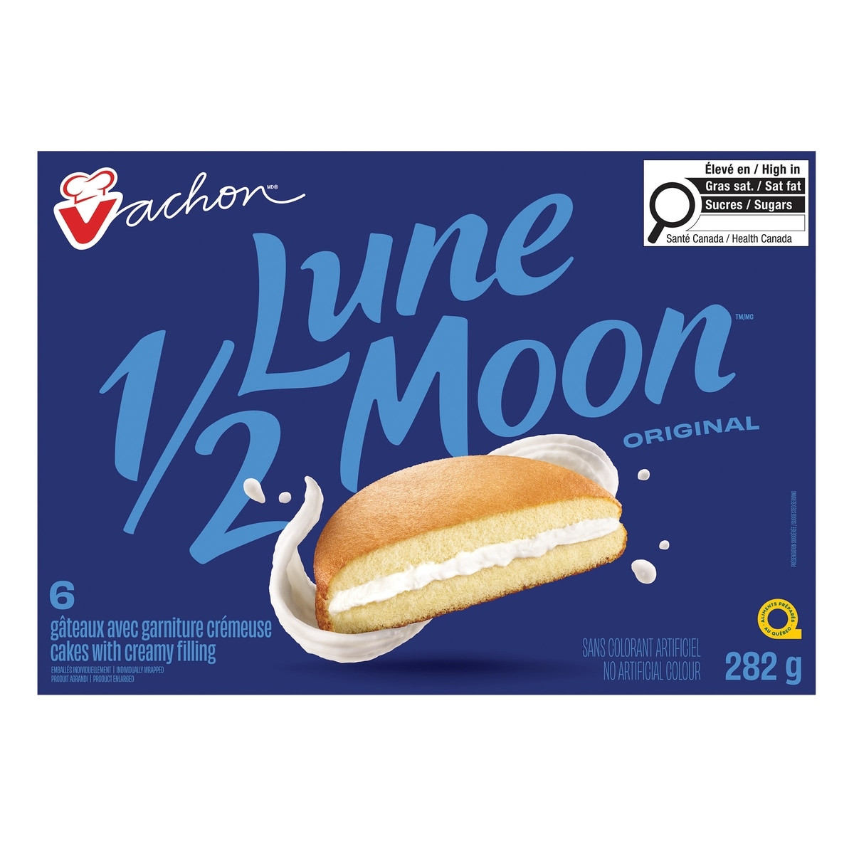 Vachon 1/2 Lune Moon Vanilla Flavour Cakes