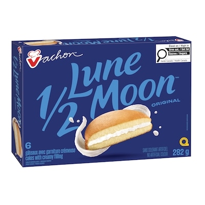 1/2 Lune Moon® Vanilla Flavour Cakes