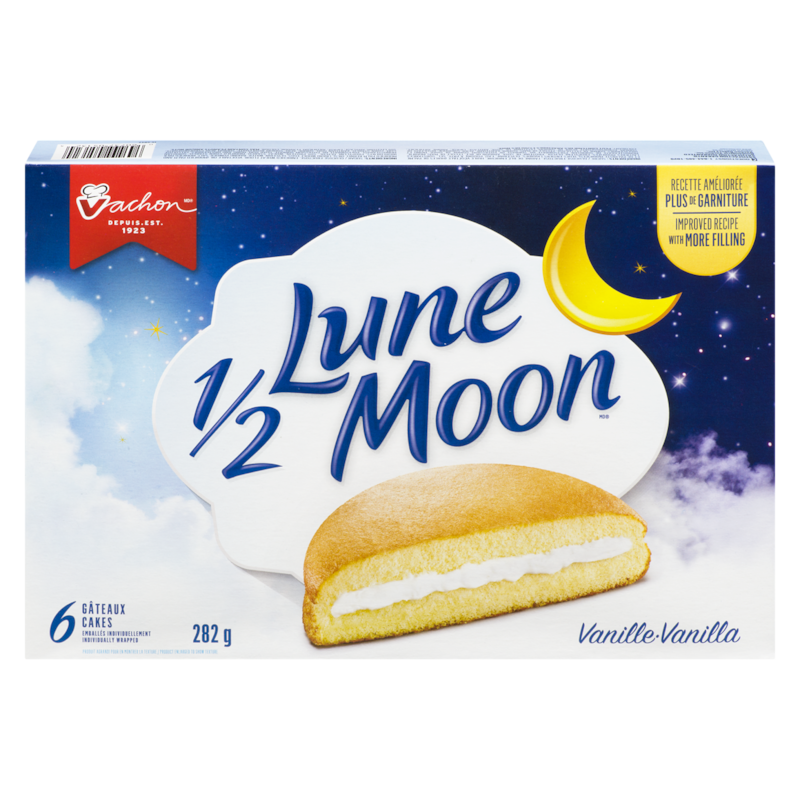 ½ Lune Moon® Vanilla Flavour Cakes