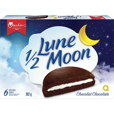 Vachon ½ Lune Moon® Chocolate Flavour Cakes 282 g, $1.24/100g