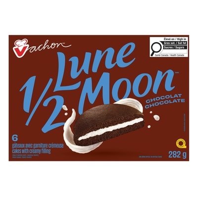 Vachon Gâteaux 1/2 Luneᴹᴰ moelleux au chocolat 282 g, 1,60 $/100g
