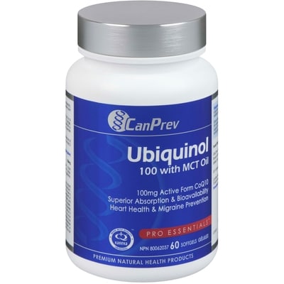 CanPrev Softgels Ubiquinol 100 With Mct Oil 60 ea, $1.00/1ea