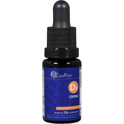 CanPrev Pro Essentials D3 Drops 1000IU 15 ml, $89.93/100ml