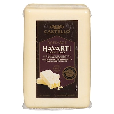 Castello Fromage Havarti vieilli 3,59 $/100g 16,29 $/1lb
