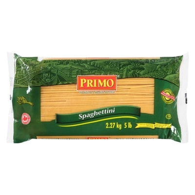 Primo Spaghettini Pasta 2.27 kg, $0.35/100g