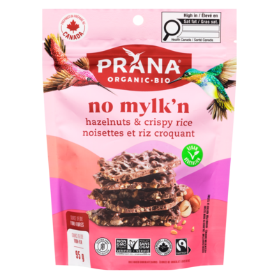 Prana No Mylk'N Chocolate Bark, Hazelnuts & Crispy Rice 95 g, $5.78/100g
