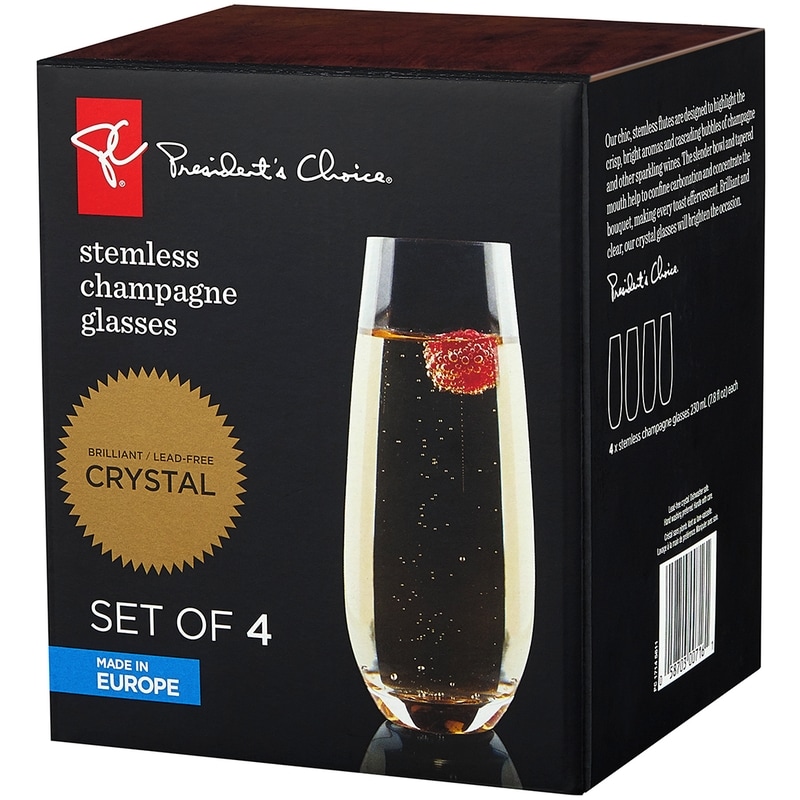 Stemless Champagne Glass